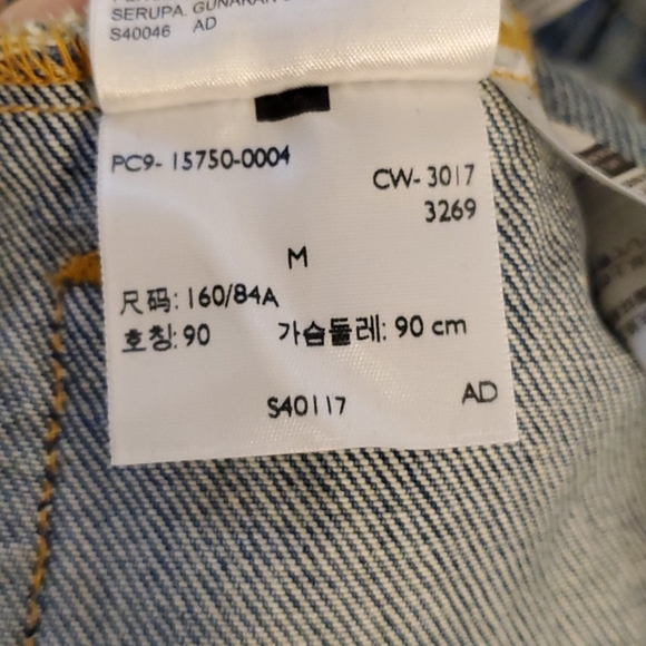 Levi's blue boyfriend trucker jacket SZM - Picture 10 of 16